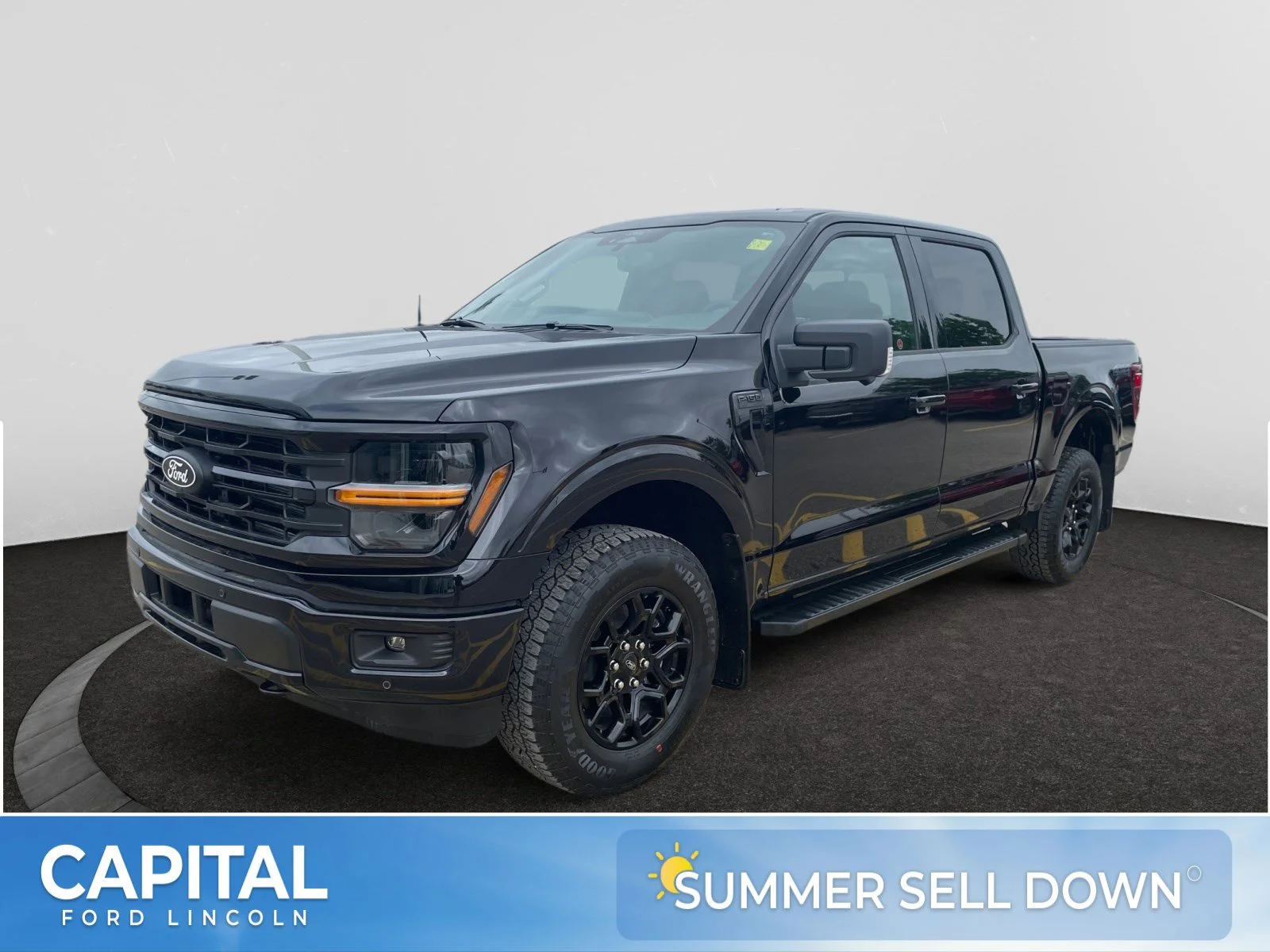 New 2026 Agate Black Metallic Ford XLT image 1