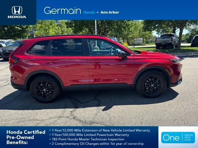 Certified Used 2026 Radiant Red Metallic Honda AWD Sport-L Hybrid image 7