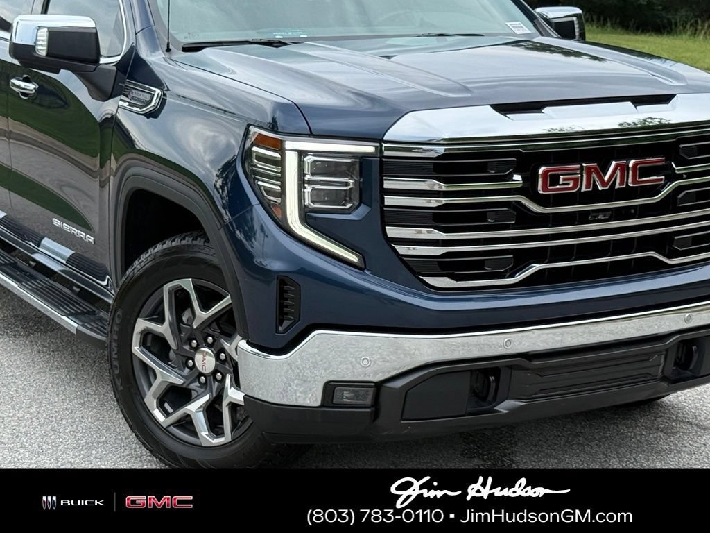 Used 2023 PACIFIC BLUE METALLIC GMC SLT image 6