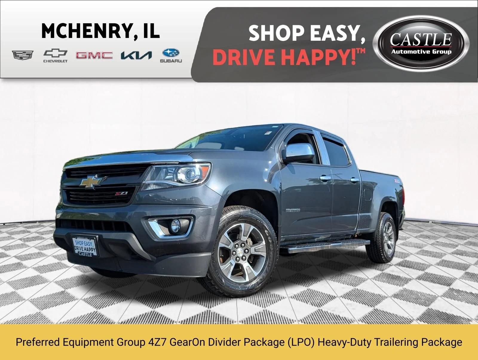 Used 2015 CYBER GRAY METALLIC Chevrolet 4WD Z71 image 1