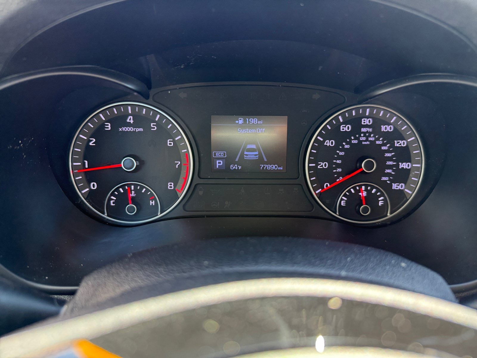 Used 2020 Snow White Pearl Kia LX image 11