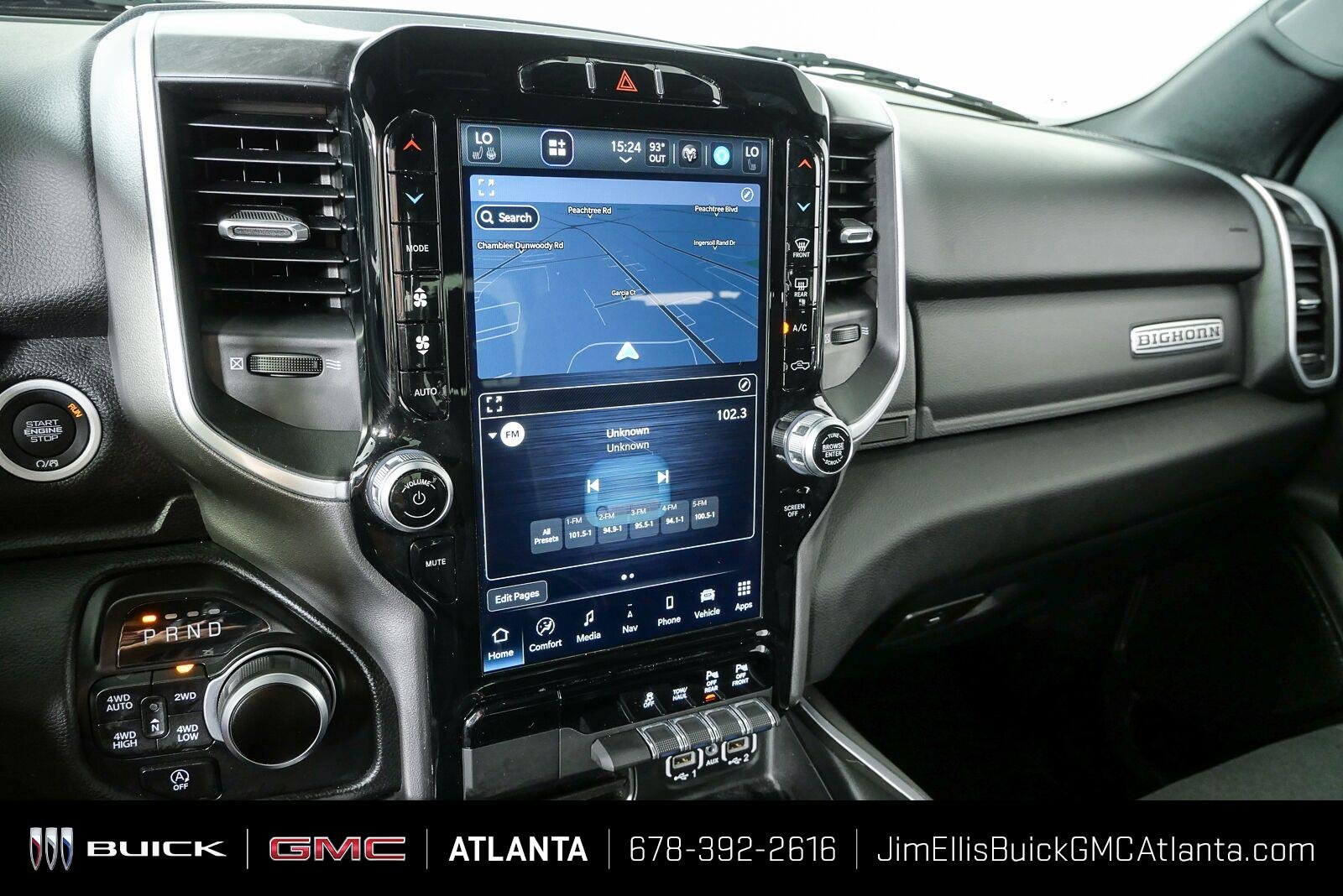 Used 2023 Granite Crystal Metallic Clearcoat Ram Big Horn image 12