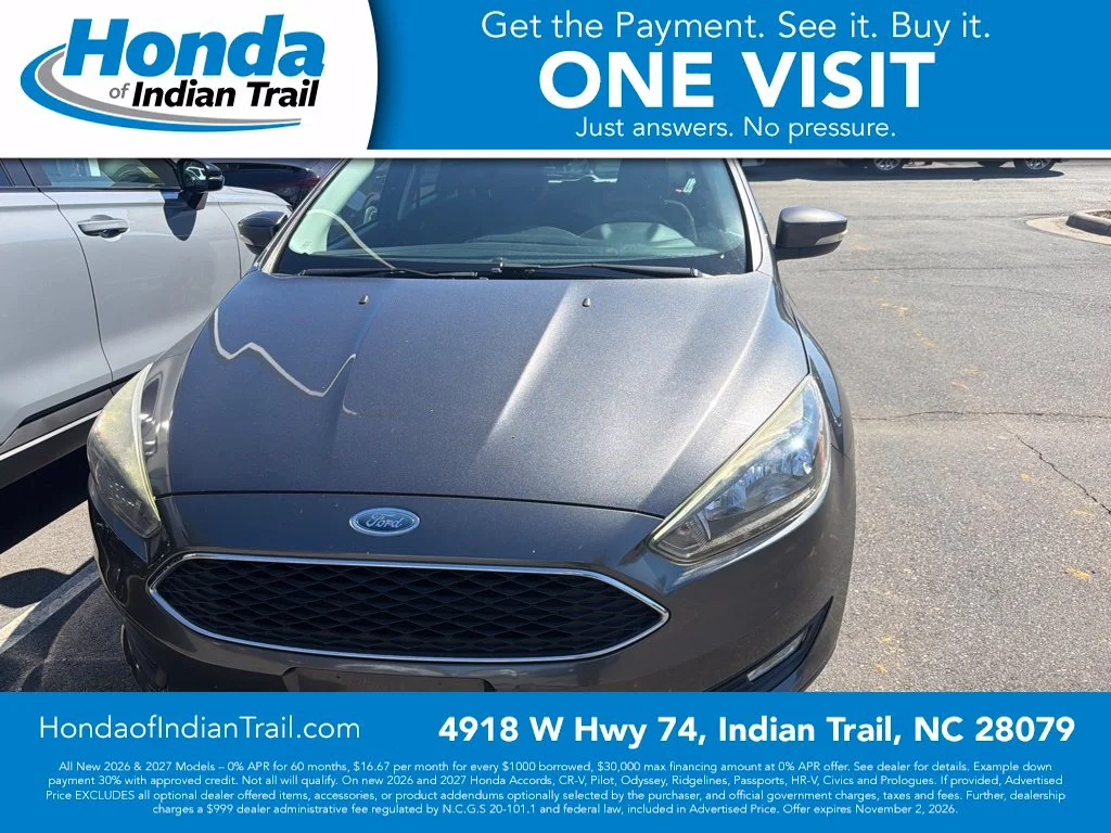 Used 2018 Ford Focus SEL with VIN 1FADP3M21JL307757 for sale in Indian Trail, NC