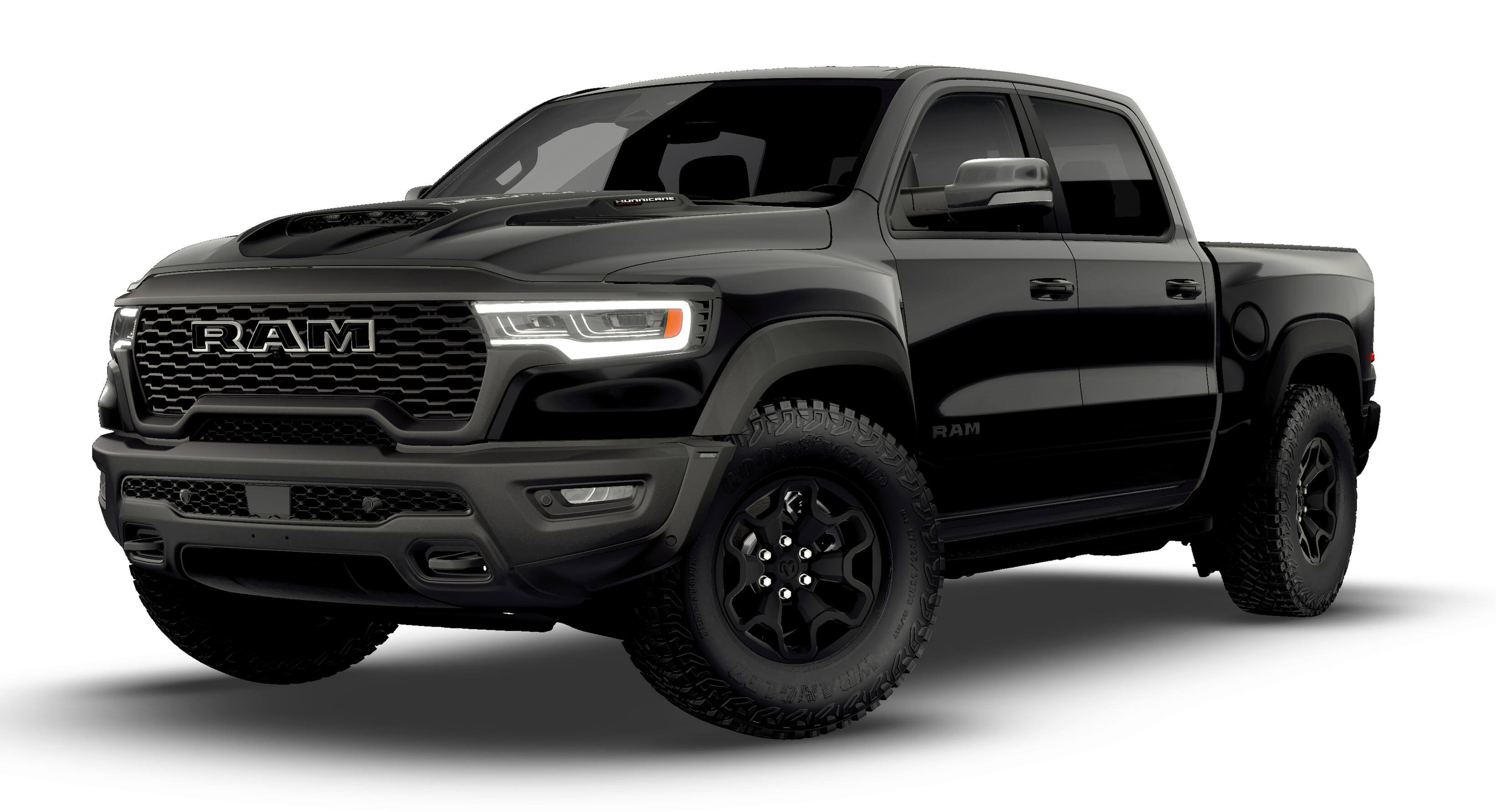 New 2026 Diamond Black Crystal Pearl-Coat Exterior Paint RAM RHO image 13