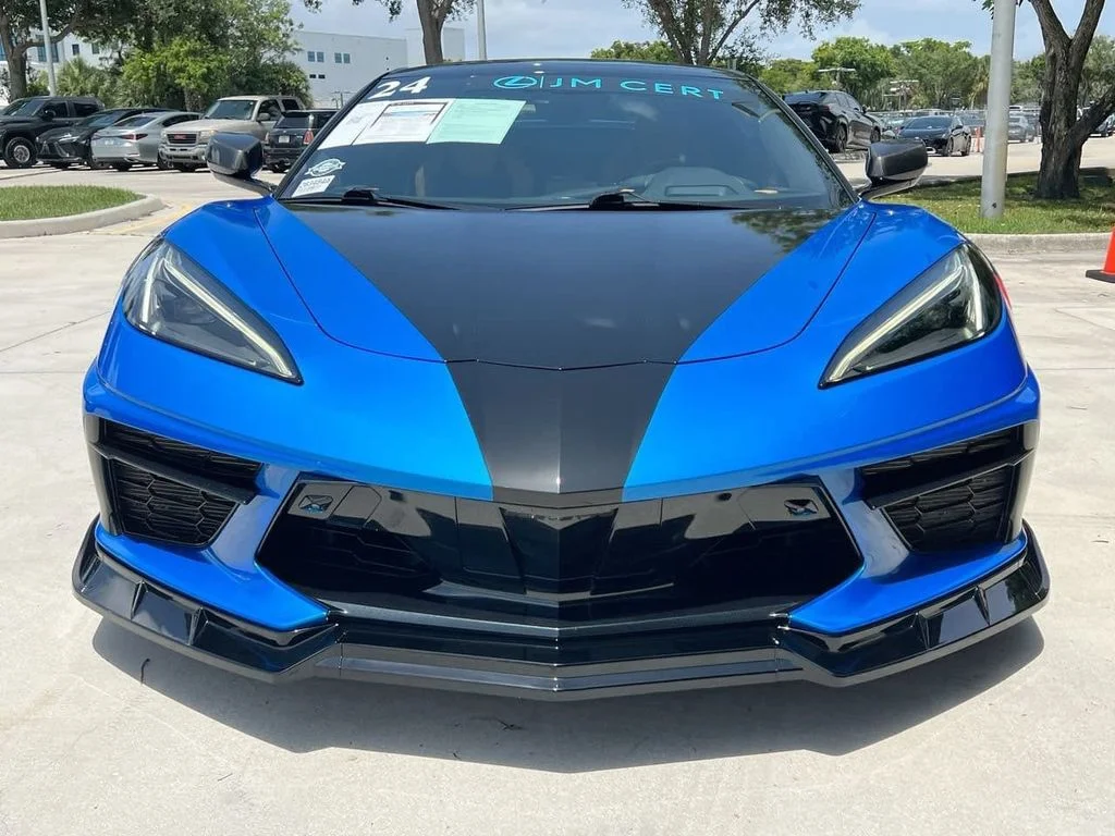 Used 2024 Riptide Blue Chevrolet Stingray image 2