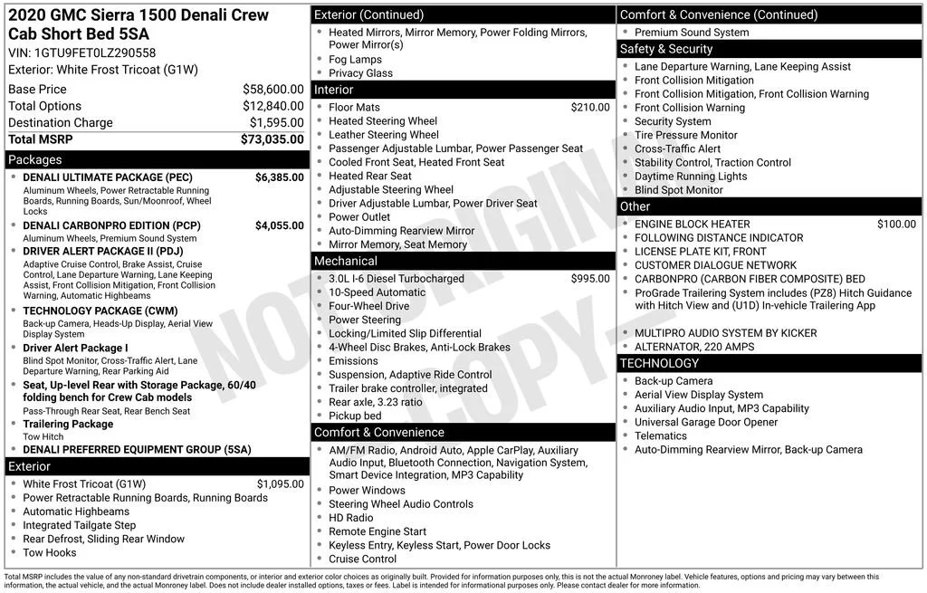 2020 GMC Sierra 4WD Crew Cab Short Box Denali's photo