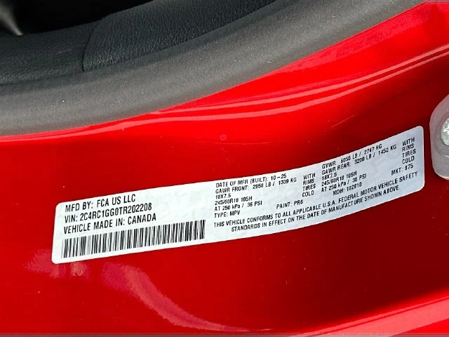 New 2026 Red Hot Pearl-Coat Exterior Paint Chrysler Limited image 22
