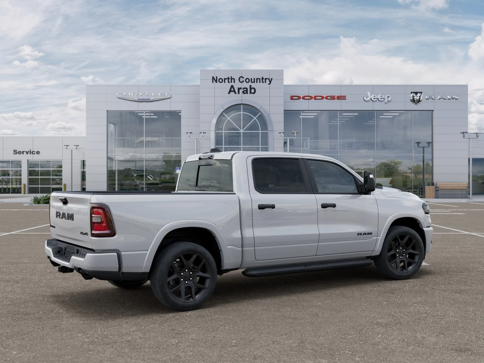 New 2026 Ivory White Tri-Coat Pearl-Coat Exterior Paint RAM Laramie image 30