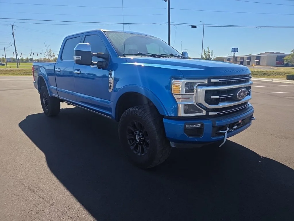 Used 2020 Blue Ford Platinum image 2