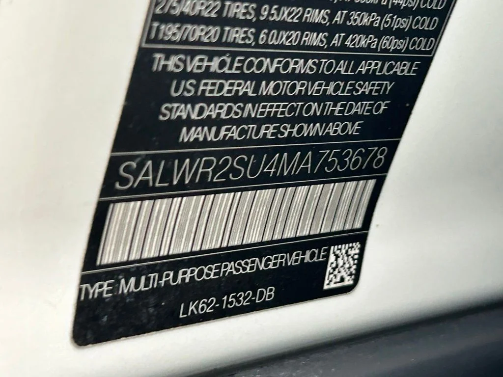 Used 2021 White Land Rover HSE Silver Edition image 52