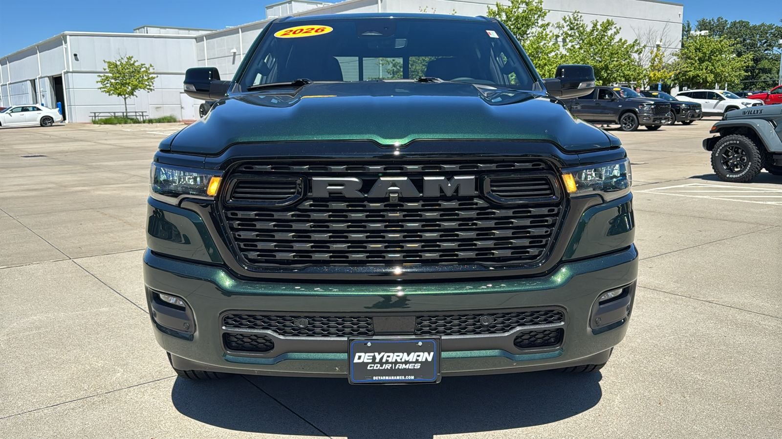New 2026 Serrano-Green Metallic Exterior Paint RAM Big Horn/Lone Star image 4