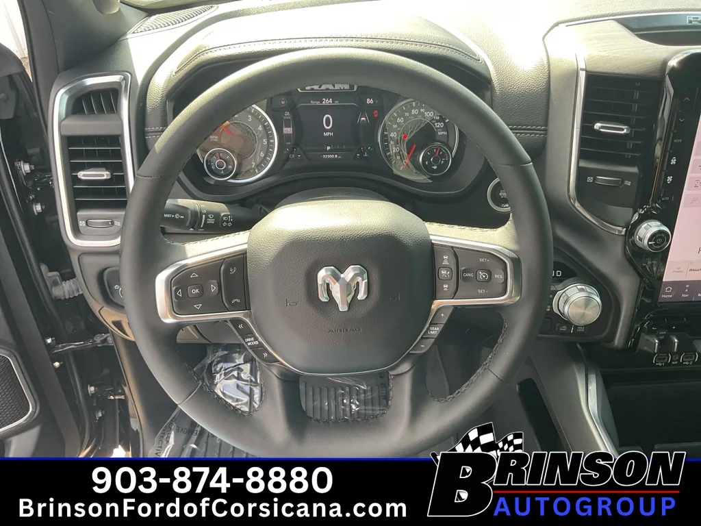 Used 2025 Diamond Black Crystal Pearlcoat Ram Laramie image 32