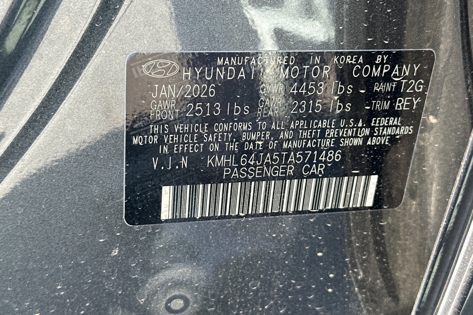 New 2026 Portofino Gray Hyundai SEL Sport image 52