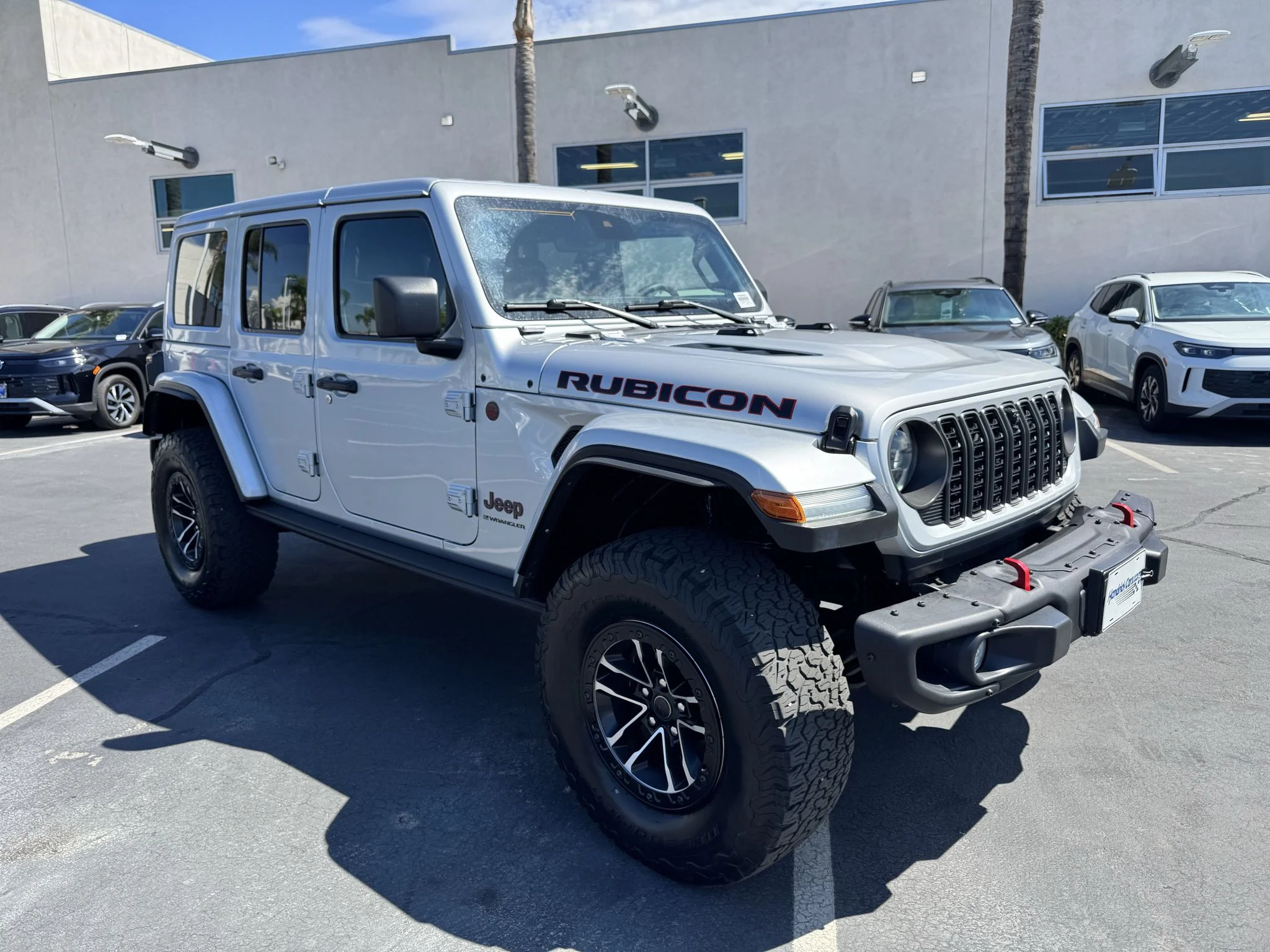 Used 2024 Silver Zynith Clearcoat Jeep Rubicon X image 1