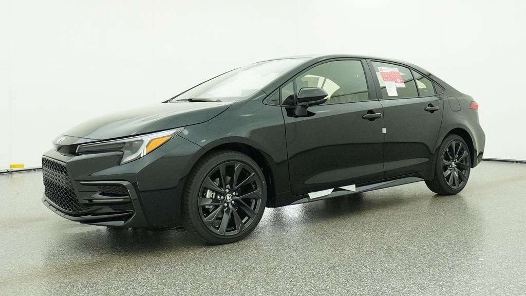 New 2026 Midnight Black Metallic Toyota Hybrid SE image 6