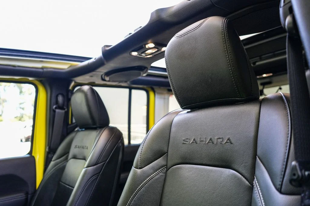 Used 2023 Yellow Jeep Sahara 4xe image 24