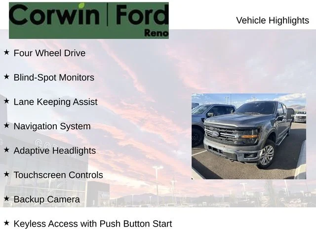 Used 2024 Gray Metallic Ford XLT image 7