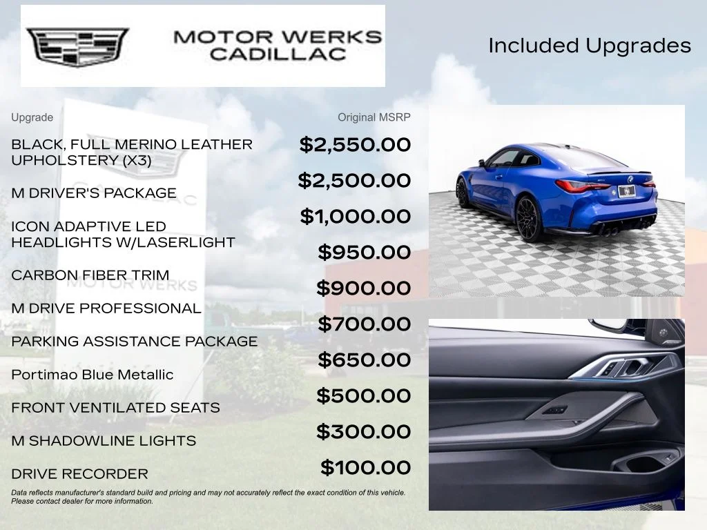 Used 2024 Blue BMW Competition image 8