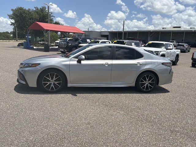 Used 2021 Silver Toyota SE image 7