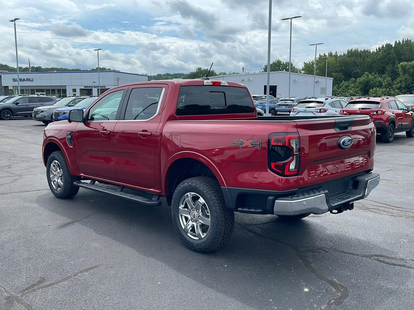 New 2026 Ruby Red Metallic Tinted Clearcoat Ford LARIAT image 3