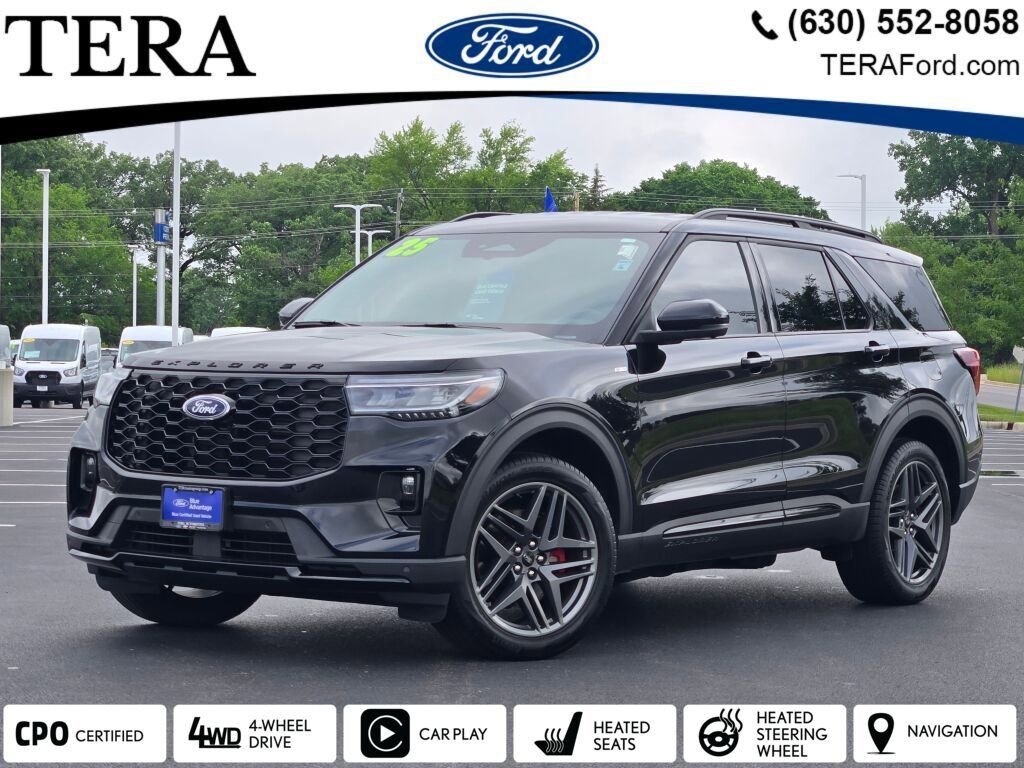 Certified Used 2025 Black Metallic Ford ST-Line image 1