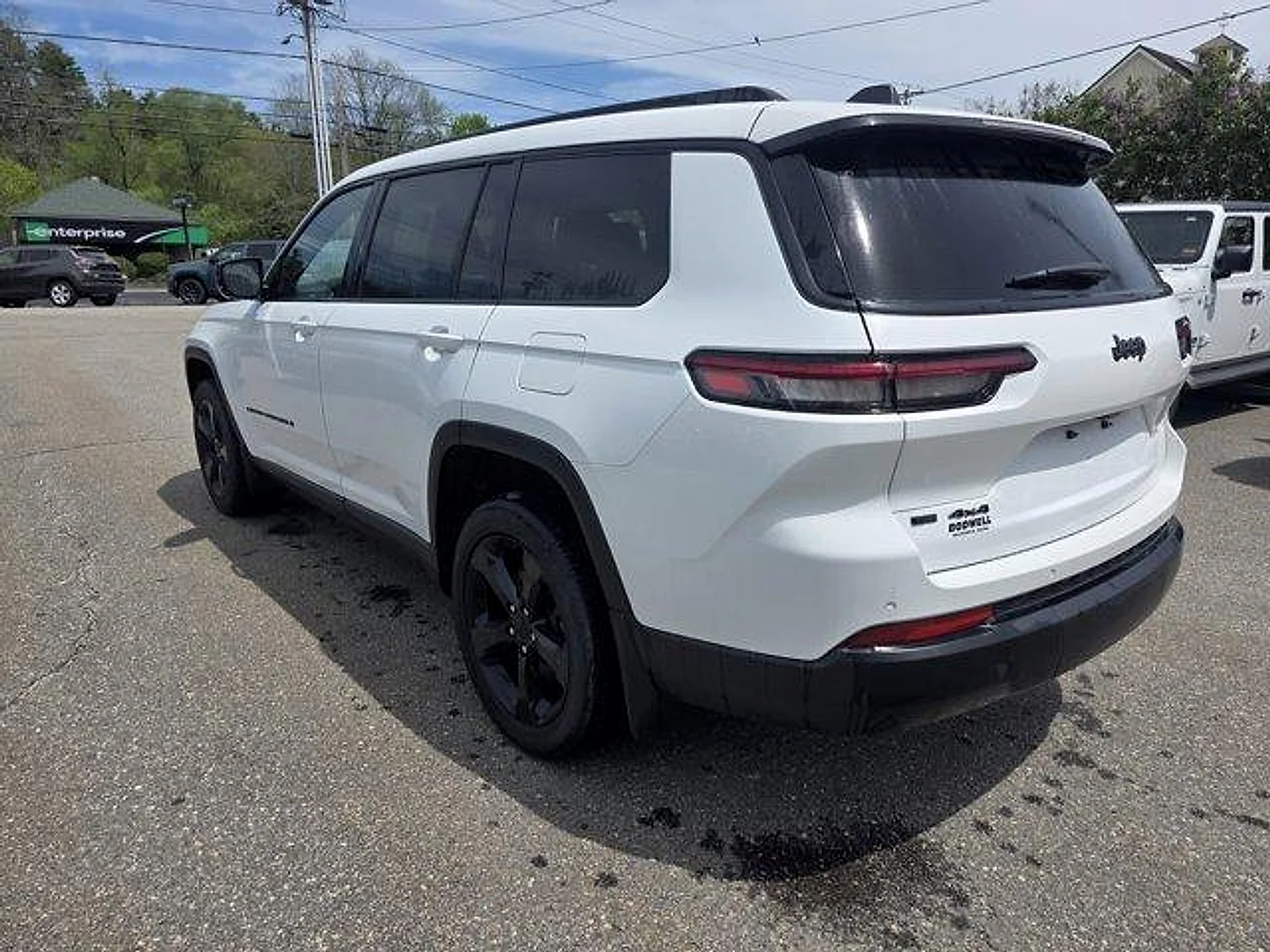 Used 2023 Bright White Clearcoat Jeep Altitude 4x4 image 3