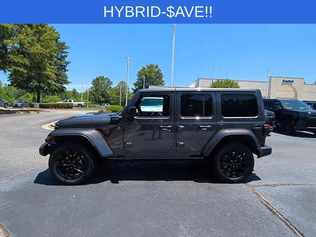 Used 2025 Gray Jeep Sahara 4xe image 2
