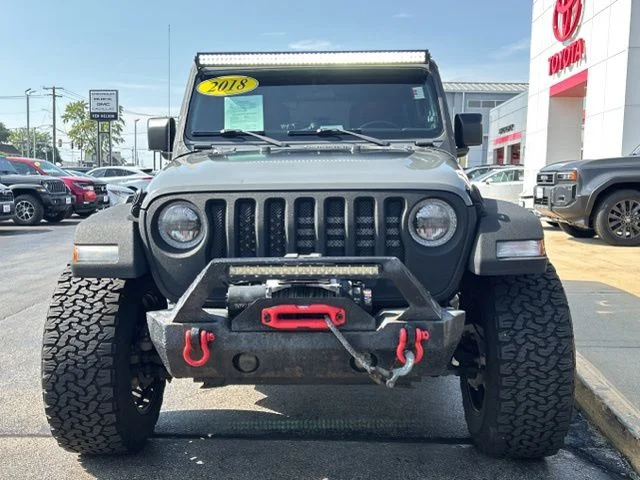 Used 2018 Gray Jeep Unlimited Sport S image 2