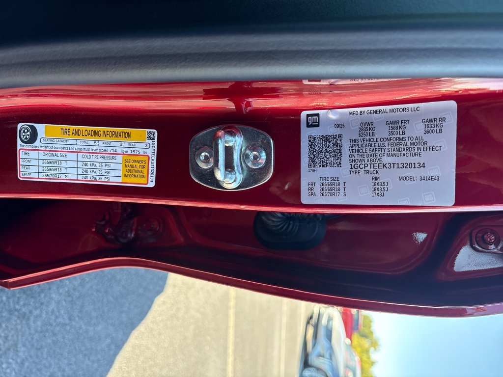 New 2026 Radiant Red Tintcoat Chevrolet Trail Boss image 24
