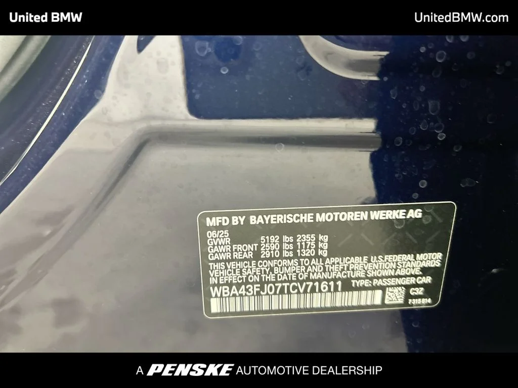 Used 2026 Tanzanite Blue II Metallic BMW 530i image 24