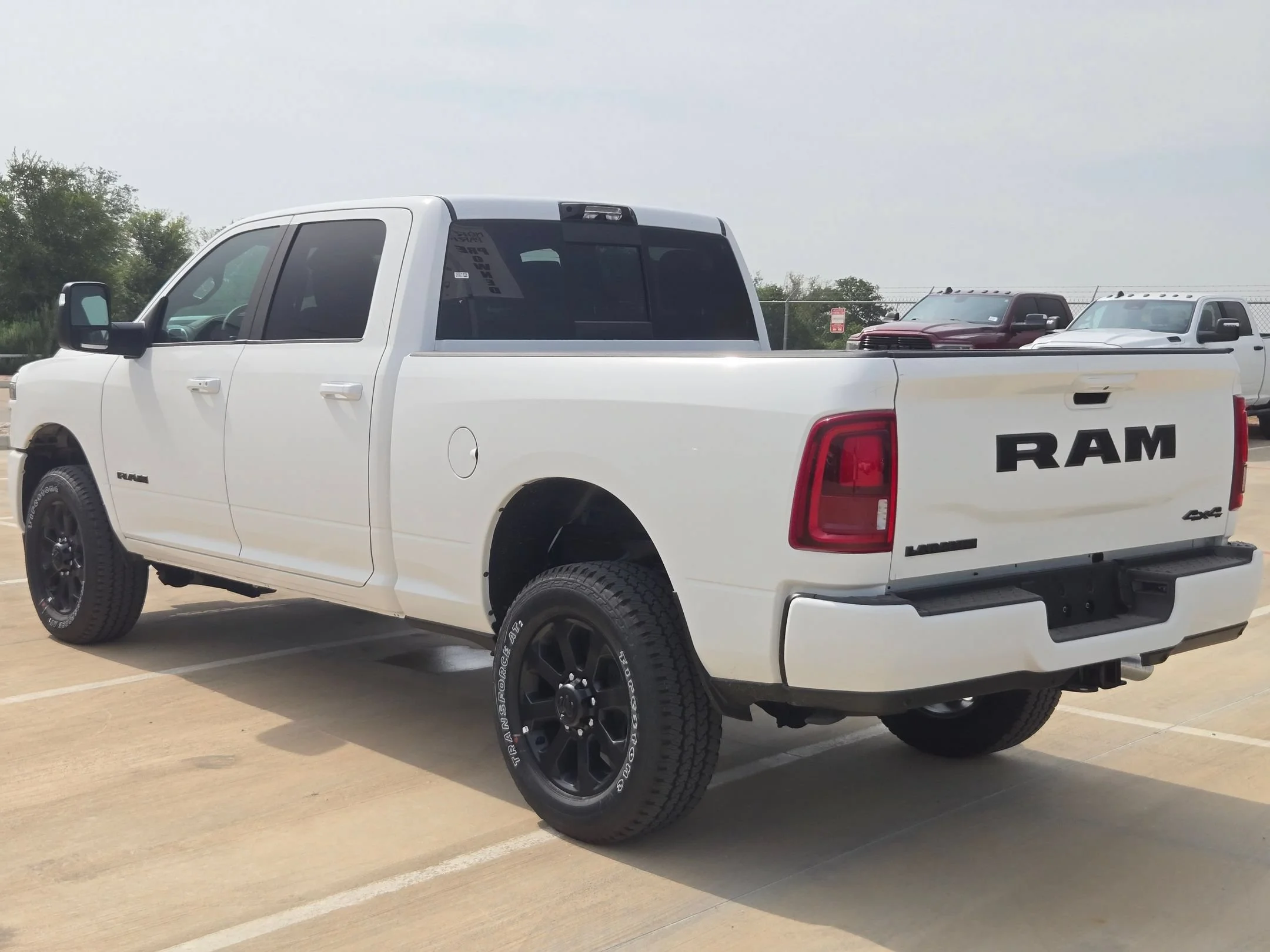 New 2026 Bright White Clear-Coat Exterior Paint RAM Laramie image 5