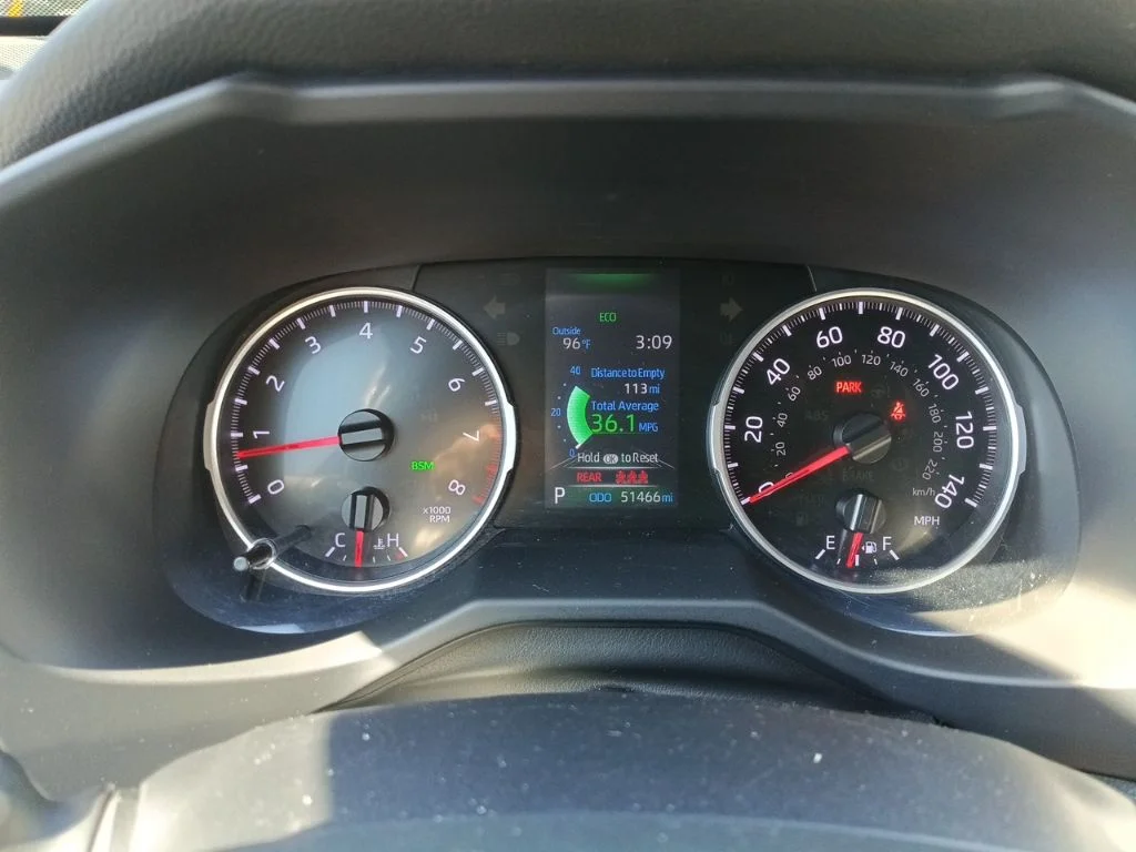 Used 2021 Blue Toyota XLE image 9