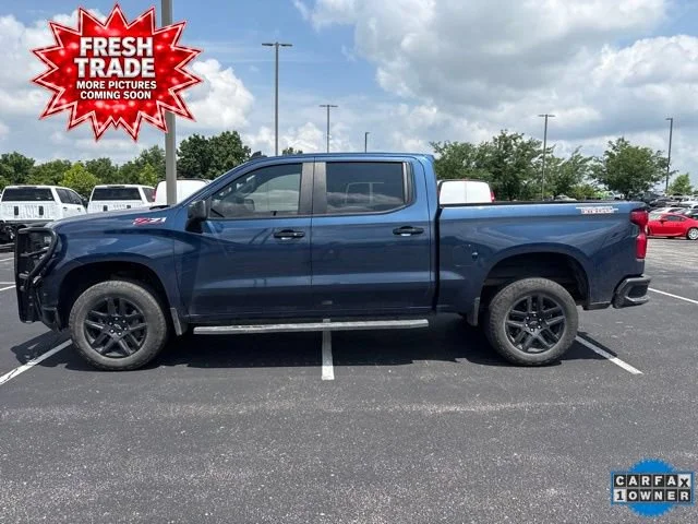 Used 2022 Northsky Blue Metallic Chevrolet LT Trail Boss image 1