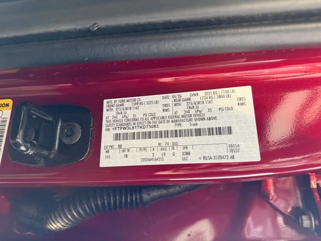 New 2026 Ruby Red Metallic Ford XLT image 25