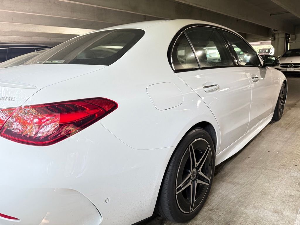 Certified Used 2023 MANUFAKTUR Moonlight White Metallic Mercedes-Benz C 300 image 3