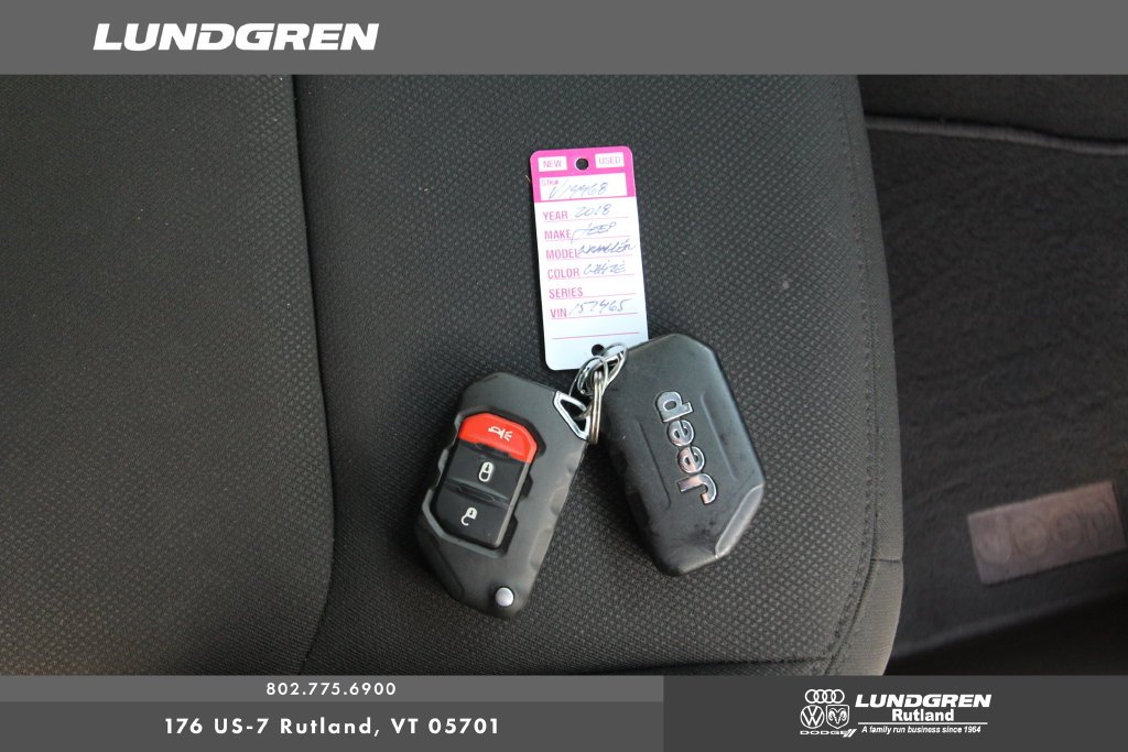 Used 2018 White Jeep Unlimited Sport S image 25