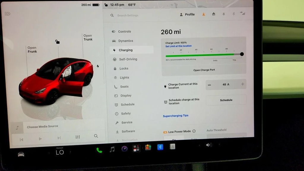 Used 2023 Red Multi-Coat Tesla Long Range AWD image 21