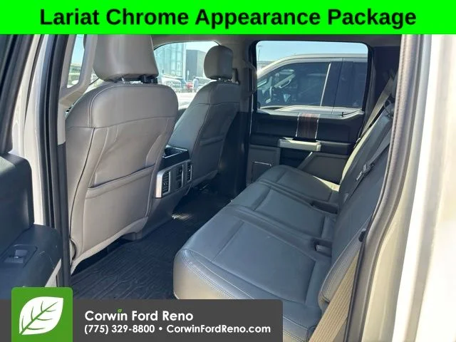 Used 2015 White Platinum Clearcoat Metallic Ford Lariat image 15