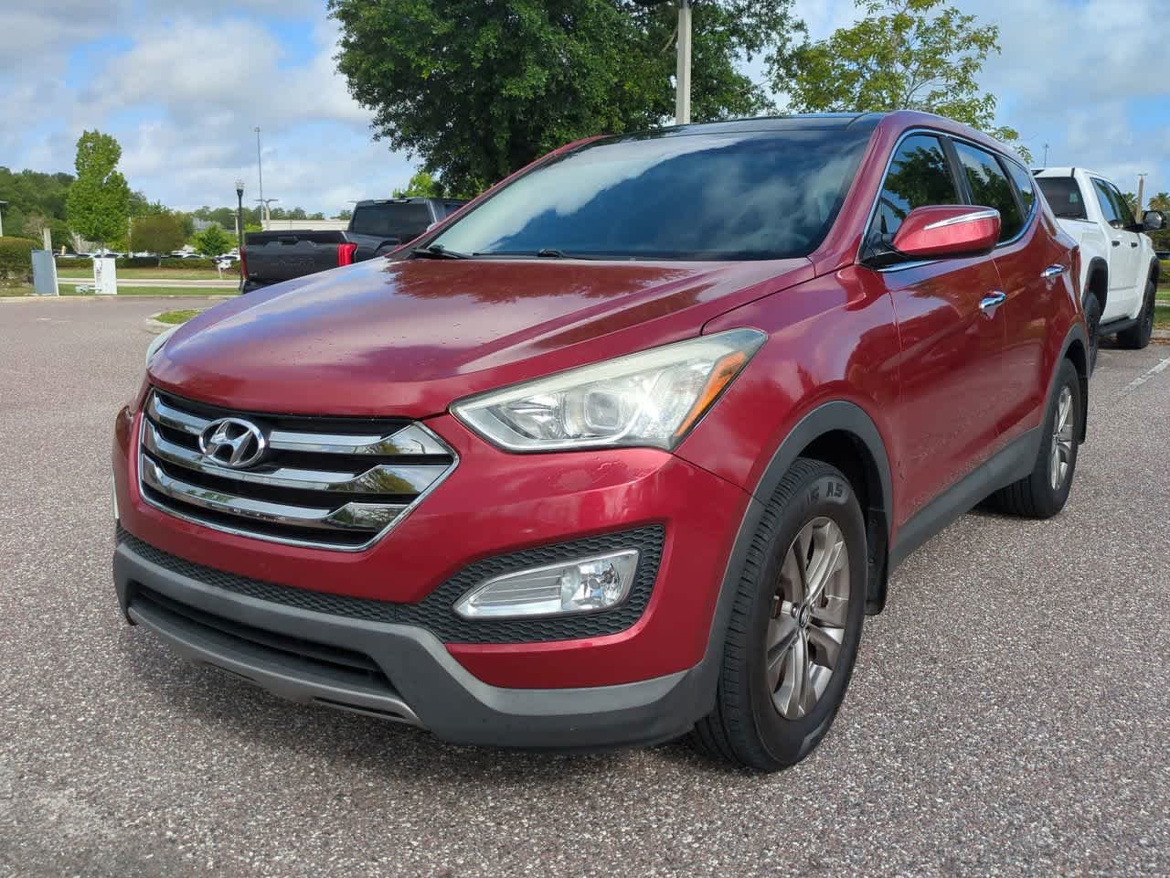 Used 2013 Hyundai Santa Fe Sport with VIN 5XYZU3LBXDG109771 for sale in Wesley Chapel, FL