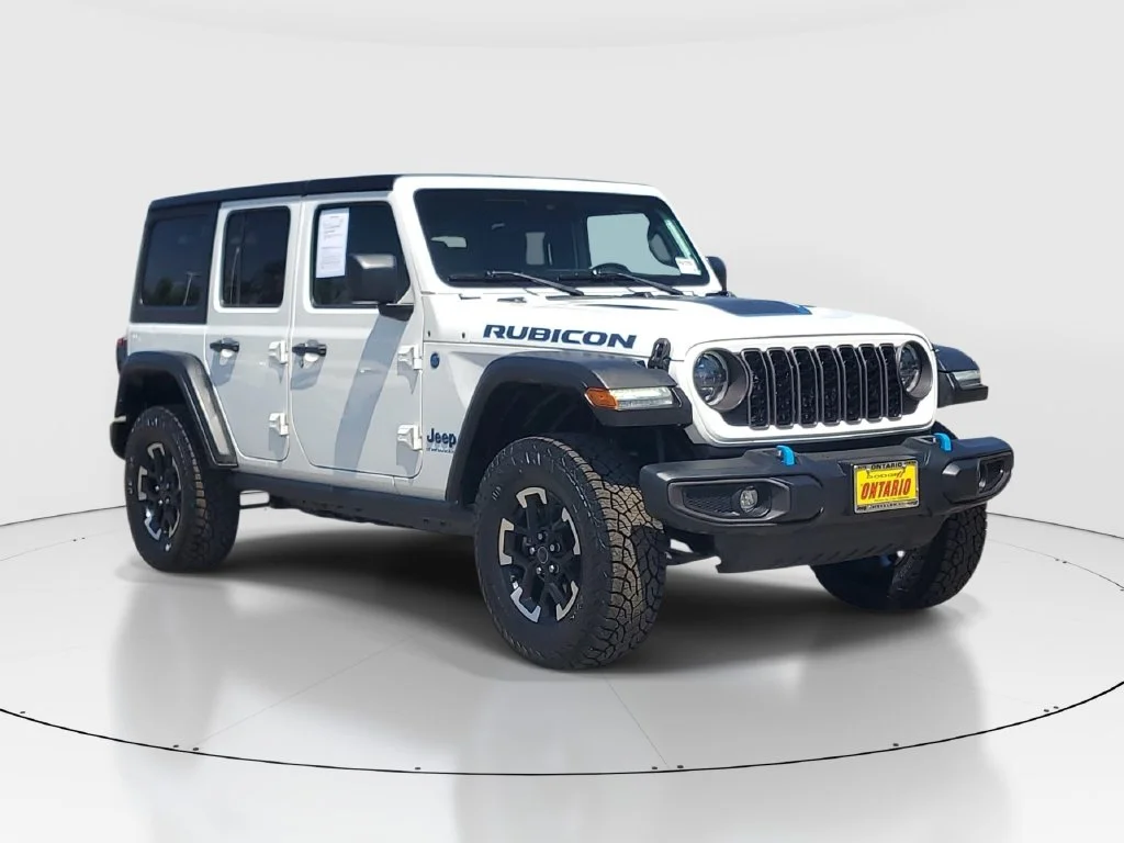 Certified Used 2024 White Jeep Rubicon 4xe image 35