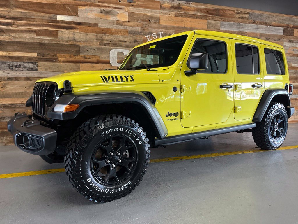 Used 2022 High Velocity Clearcoat Jeep Unlimited Willys image 17