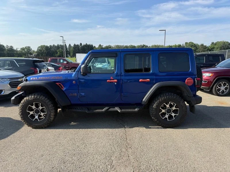 Used 2020 Blue Jeep Unlimited Rubicon image 14