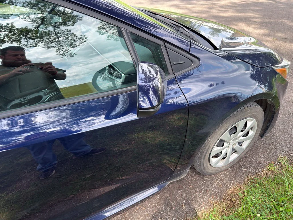 Used 2024 Blue Toyota LE image 9