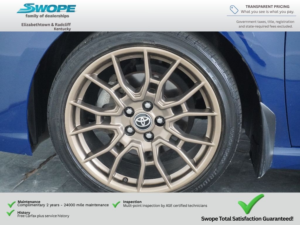 Used 2023 Reservoir Blue Toyota SE Nightshade image 27