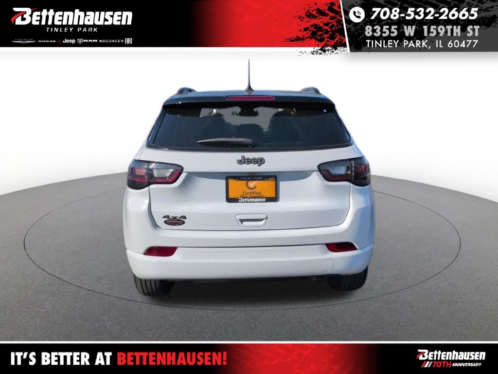 Certified Used 2023 Bright White Clearcoat Jeep High Altitude image 7