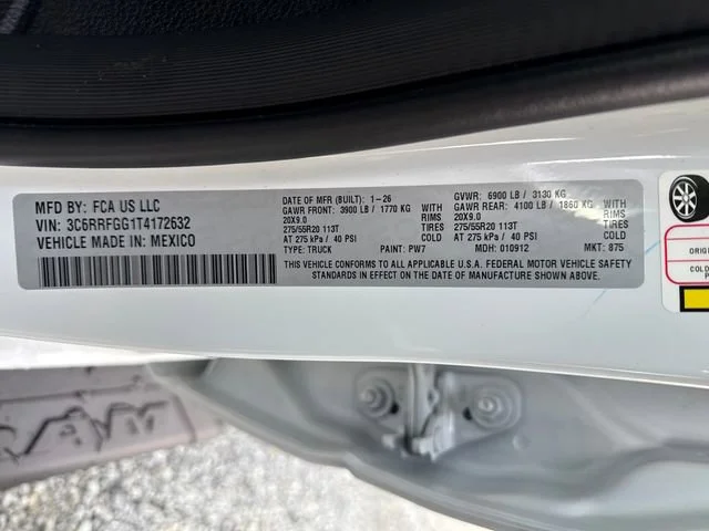 New 2026 Bright White Clear-Coat Exterior Paint RAM Express image 16
