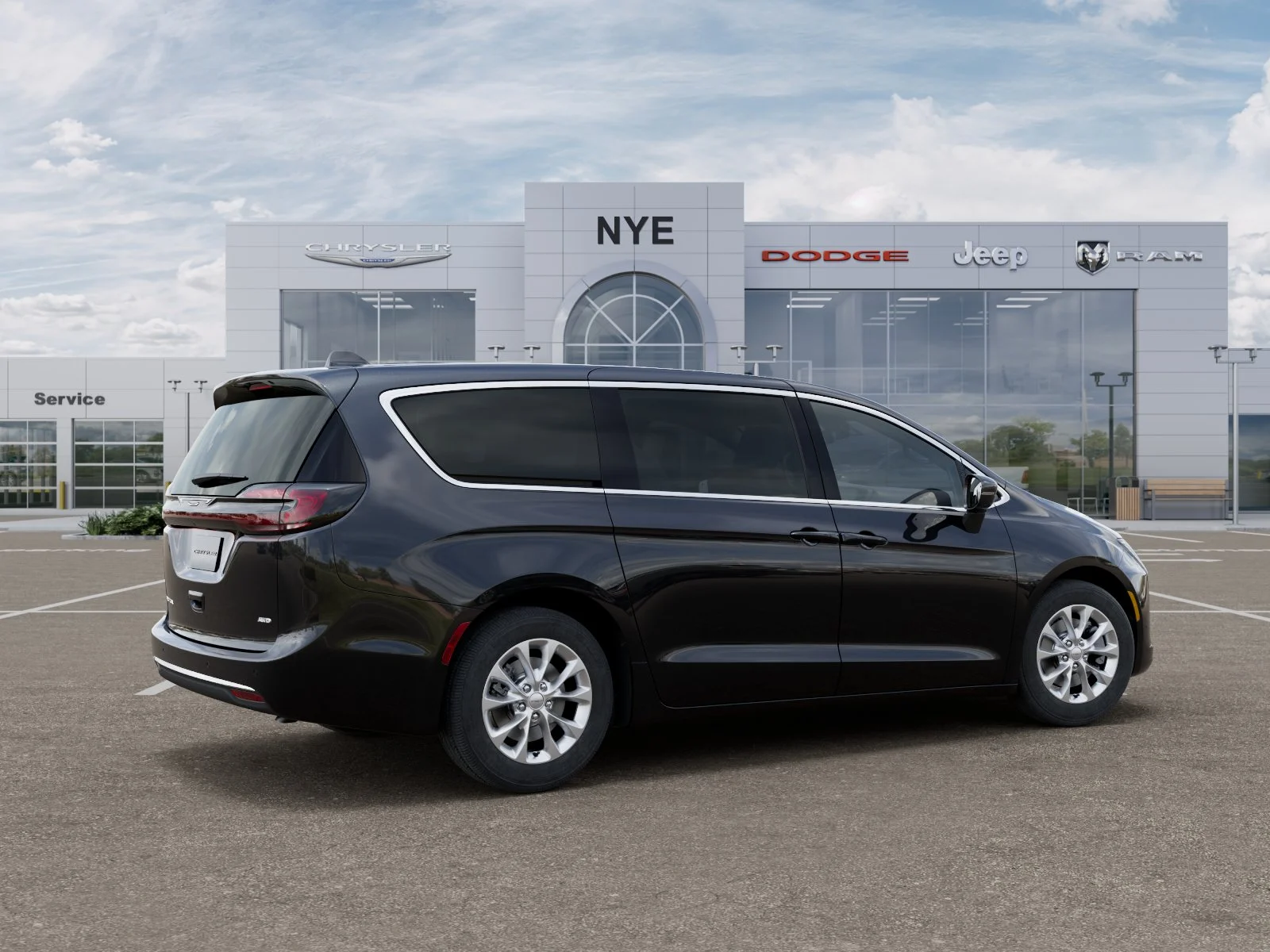 New 2027 Diamond Black Crystal Pearl-Coat Exterior Paint Chrysler Select image 30