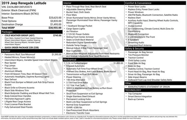 Used 2019 Black Jeep Latitude image 26