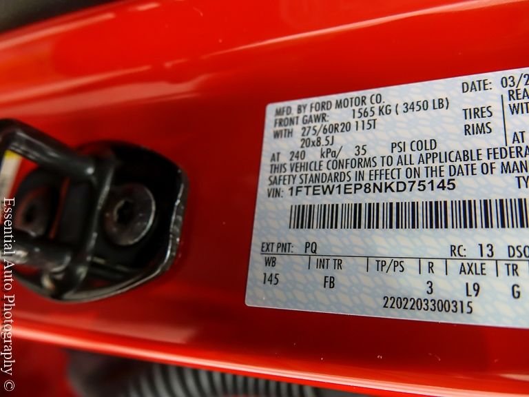 Used 2022 Race Red Ford XLT image 28