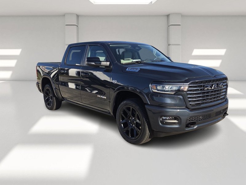 New 2026 Forged Blue Metallic Exterior Paint RAM LARAMIE 4X4 CREW CAB 5